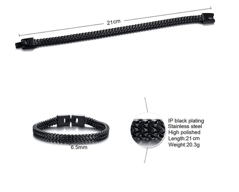 Men's Stainless Steel Elegance Bracelet