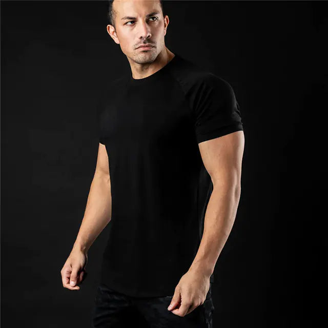 Men's Essential Fitness Tee in Solid Colors