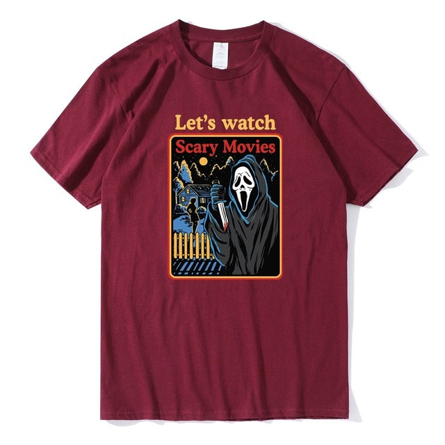 Retro Horror Film Cotton Tee