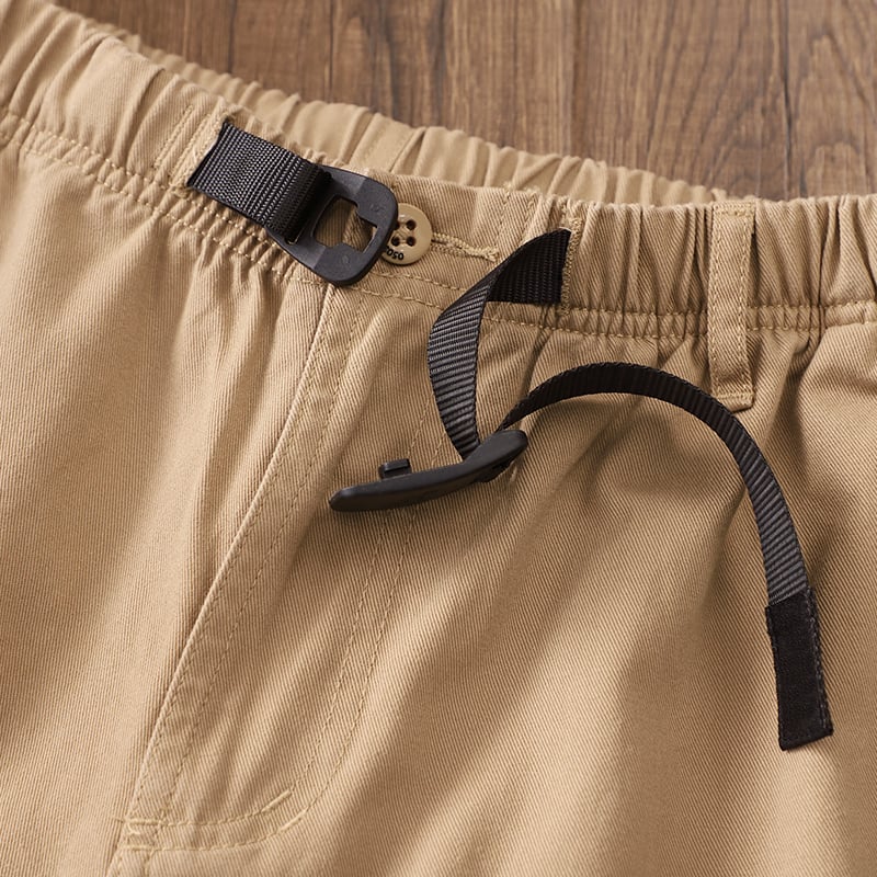 Modern Cotton Buckle Trousers for Men