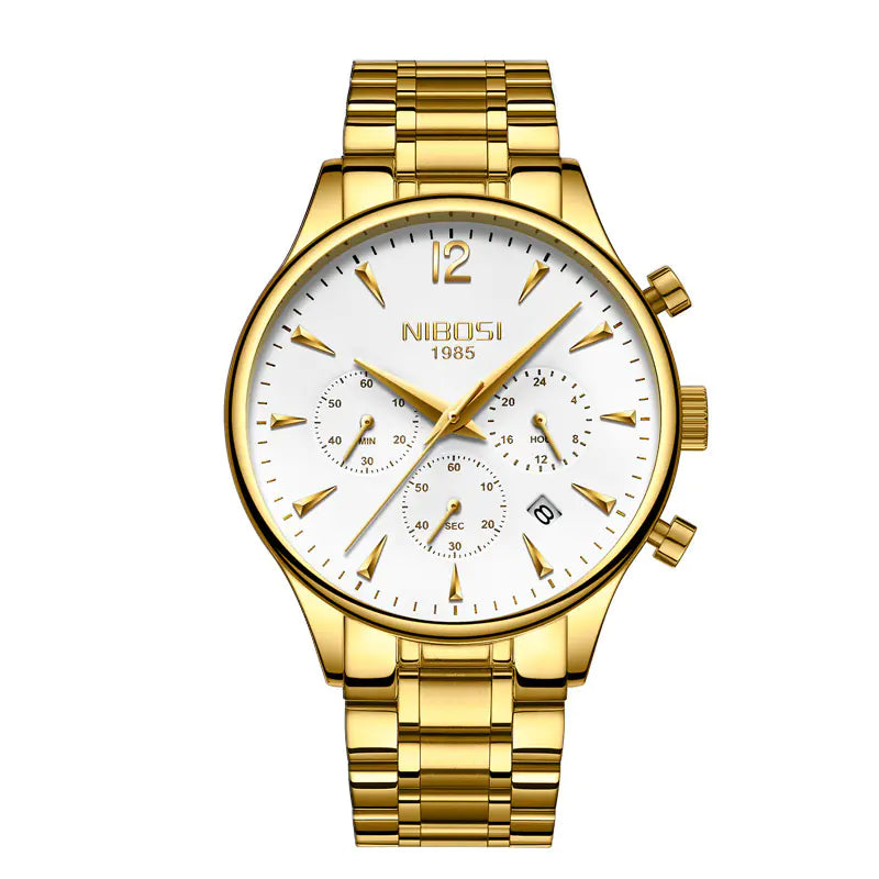 Sleek Waterproof Quartz Watch