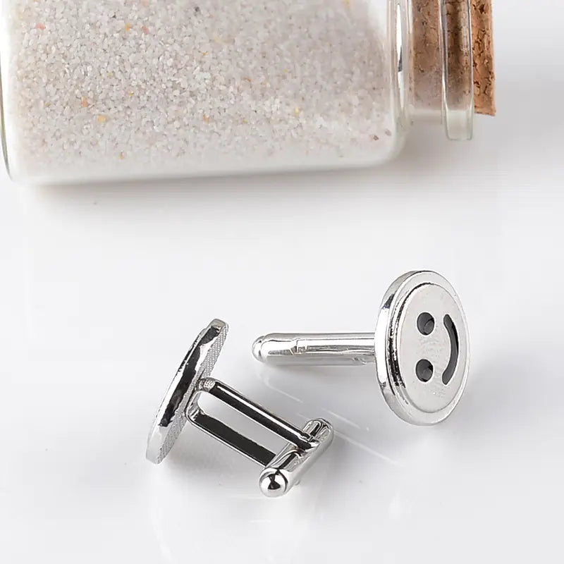 Smiley Cufflinks for Dress Shirts
