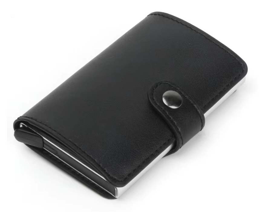 Sleek Card Wallet with Aluminium Protector
