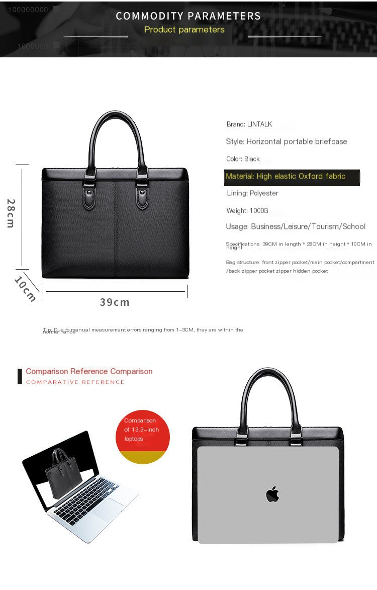 Oxford Cloth Executive Briefcase