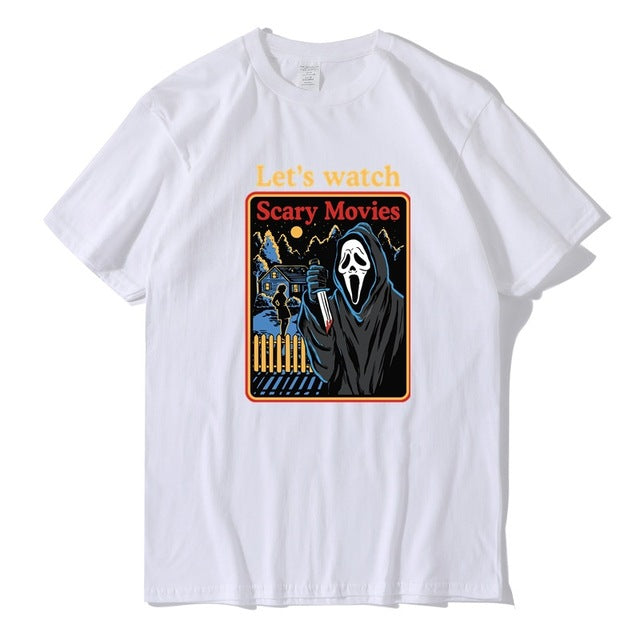 Retro Horror Film Cotton Tee
