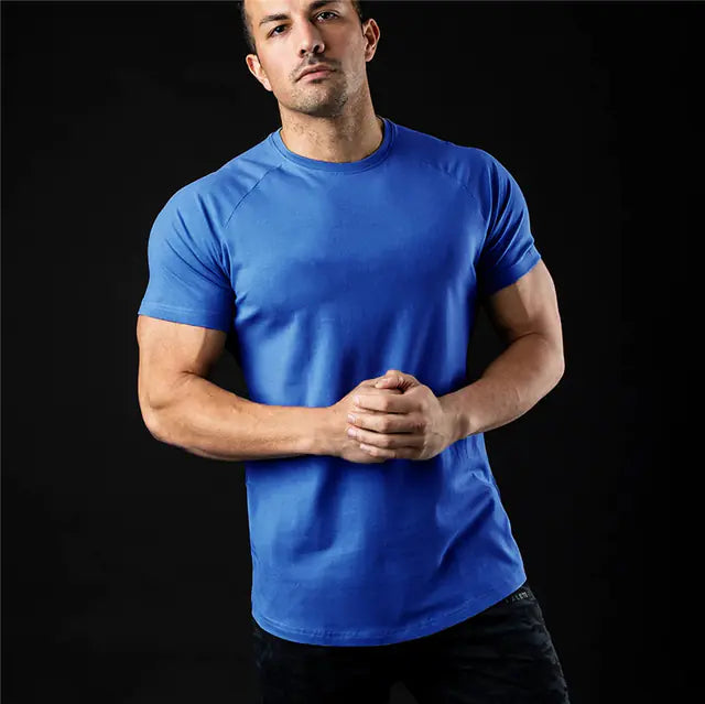 Men's Essential Fitness Tee in Solid Colors