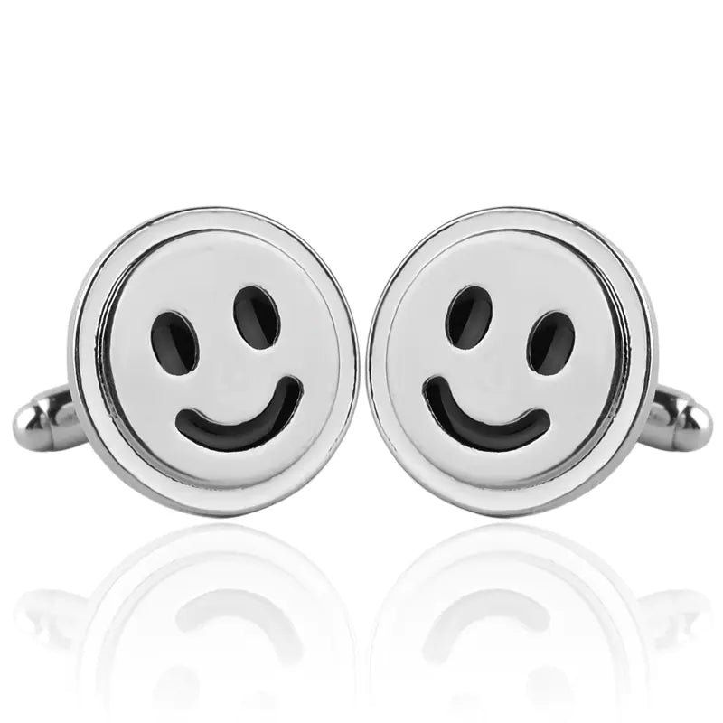 Smiley Cufflinks for Dress Shirts