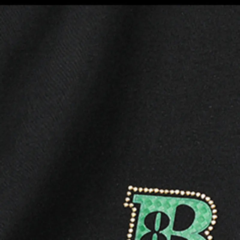 Rhinestone Accent Summer Tee for Men