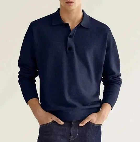 Men's V-Neck Spring Polo
