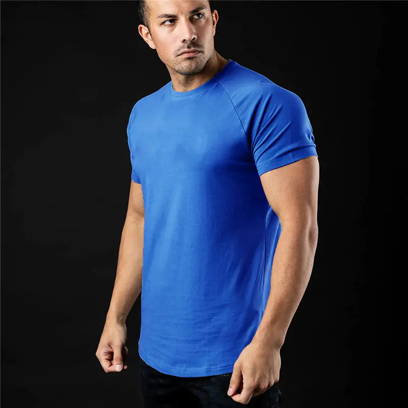 Men's Essential Fitness Tee in Solid Colors