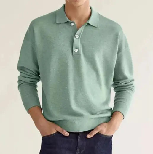 Men's V-Neck Spring Polo