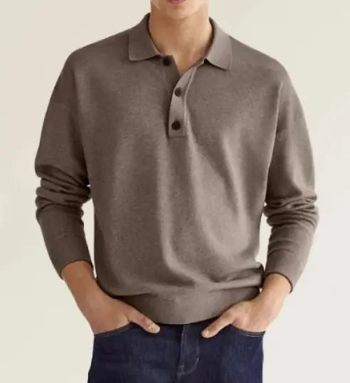 Men's V-Neck Spring Polo
