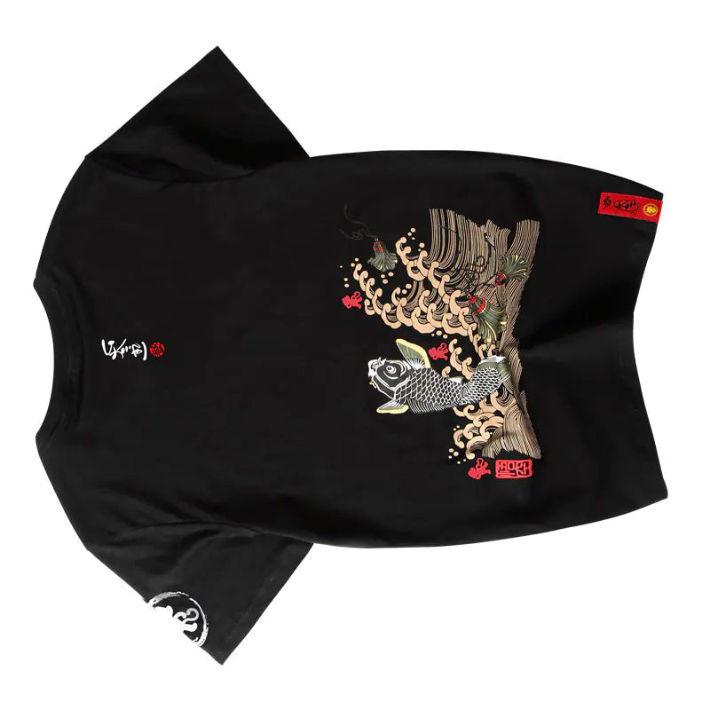 Men's Koi Fish Art Cotton Tee