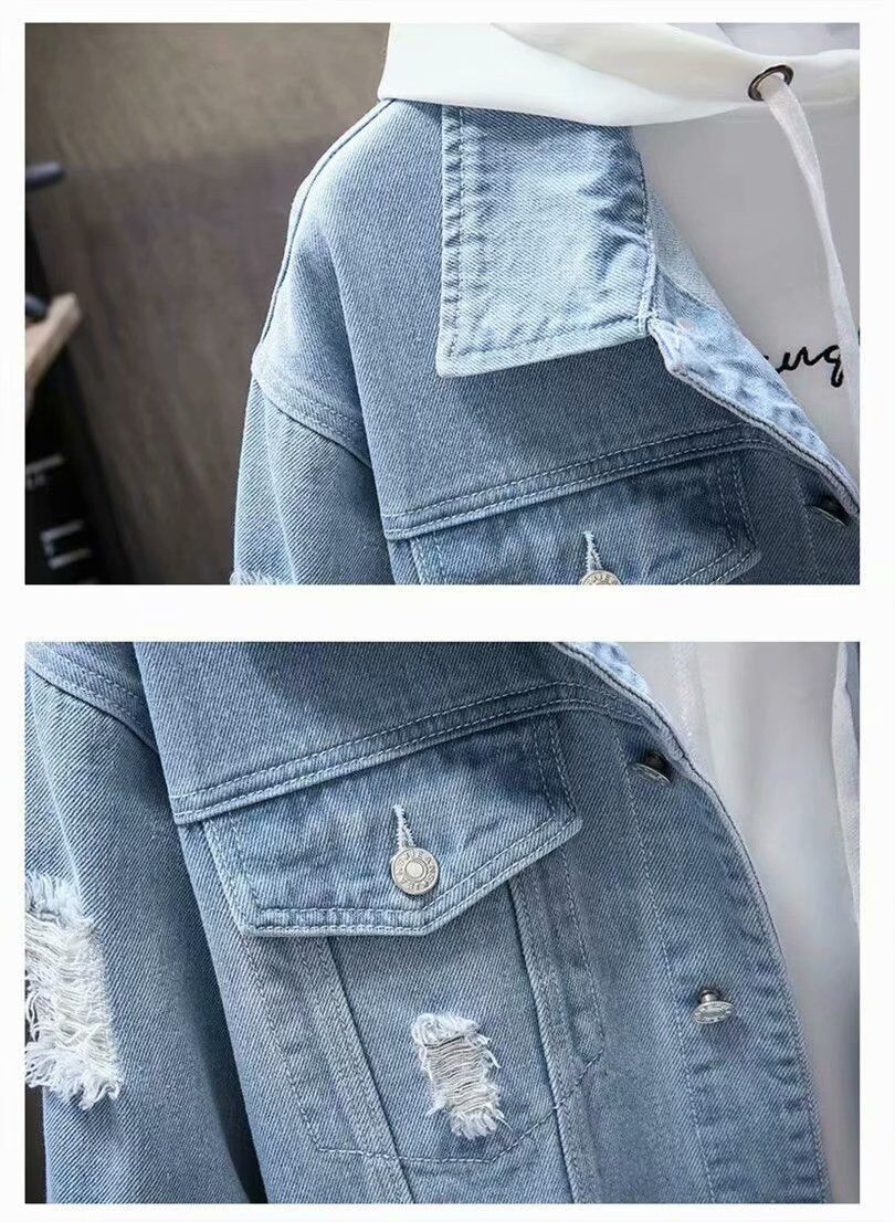 Ripped Denim Jacket