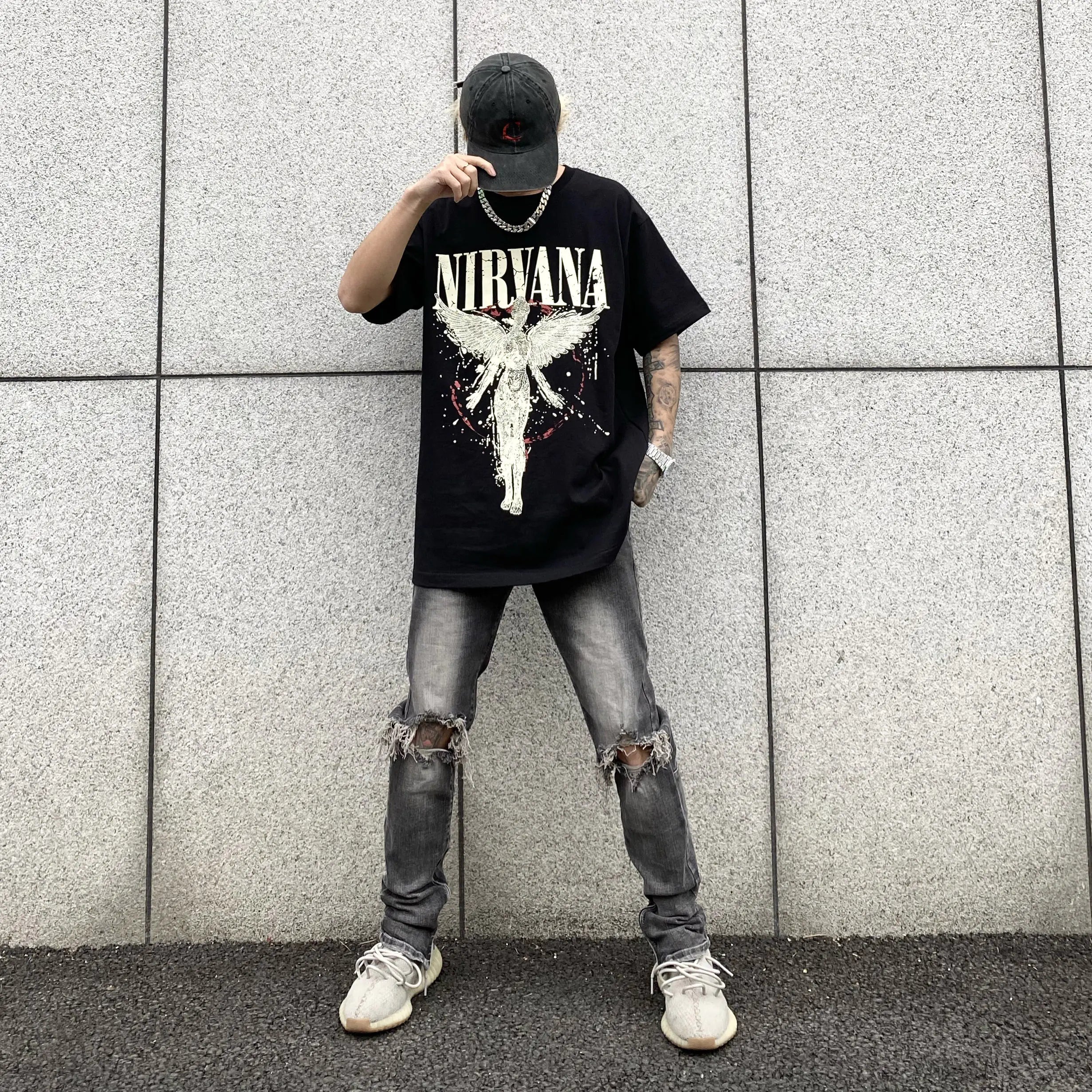 Men's Vintage Wings Casual Tee