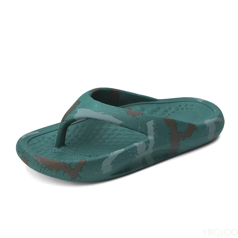 Men's Cushioned Beach & Home Flip Flops