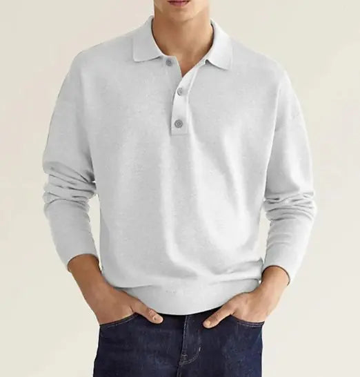 Men's V-Neck Spring Polo