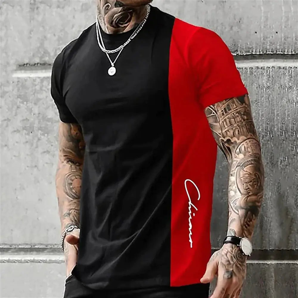 Minimalist Color Block Tees