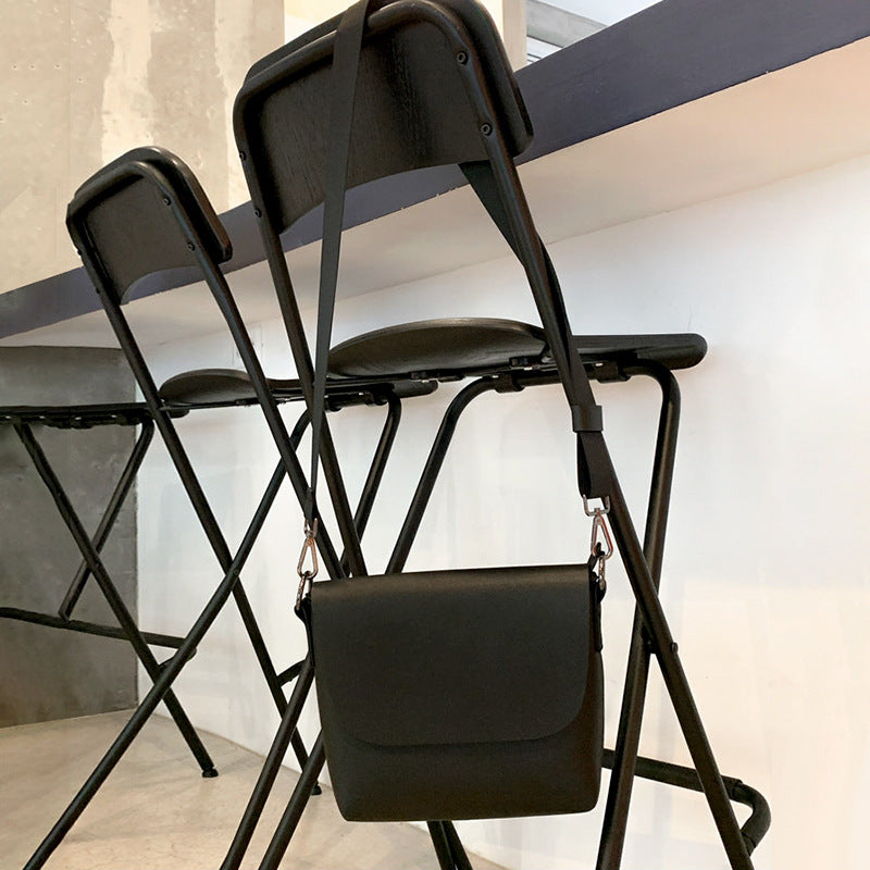 Sleek PU Leather Messenger Bag