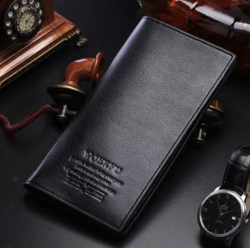 Slim Long Wallet - Vintage Style