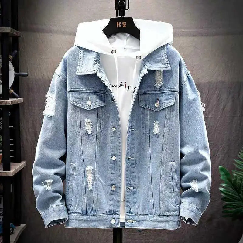 Ripped Denim Jacket