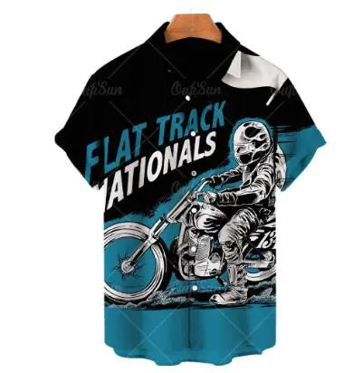 Men's Retro Patterned Hawaiian Shirts