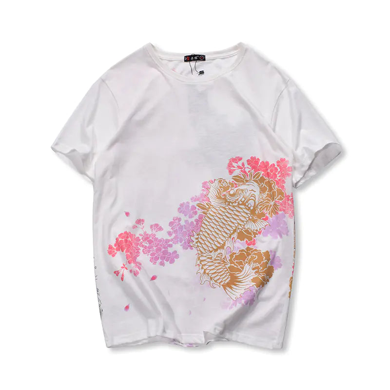 Men's Japanese Embroidered Wave Tee
