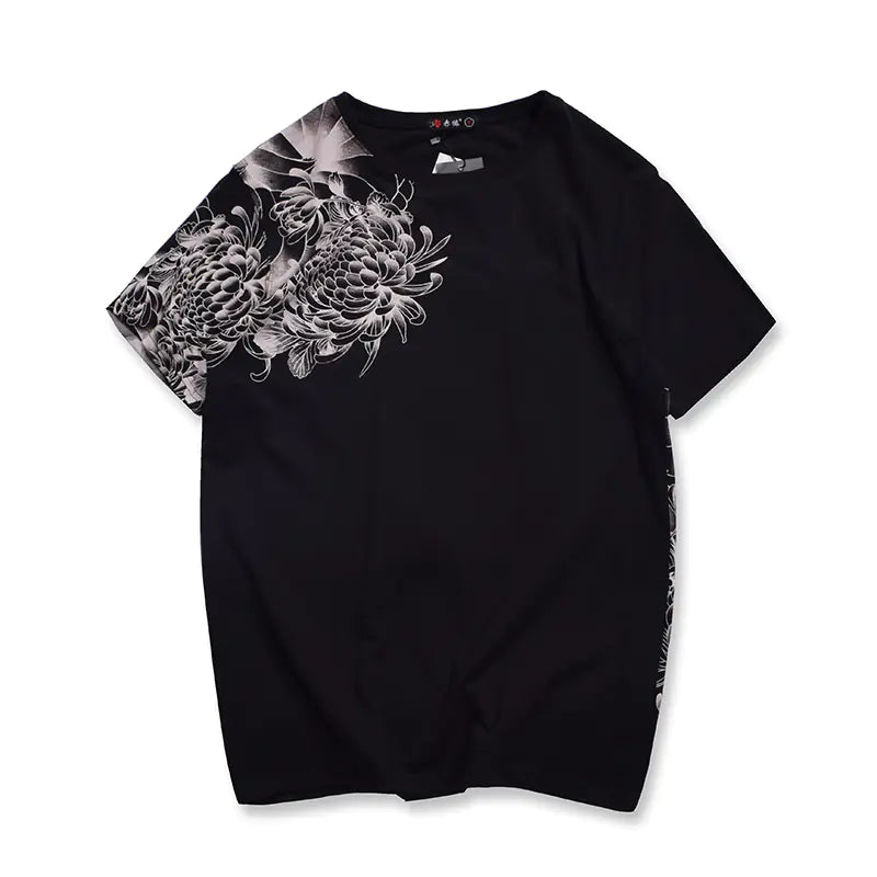 Men's Vintage Koi Fish Embroidered Tee