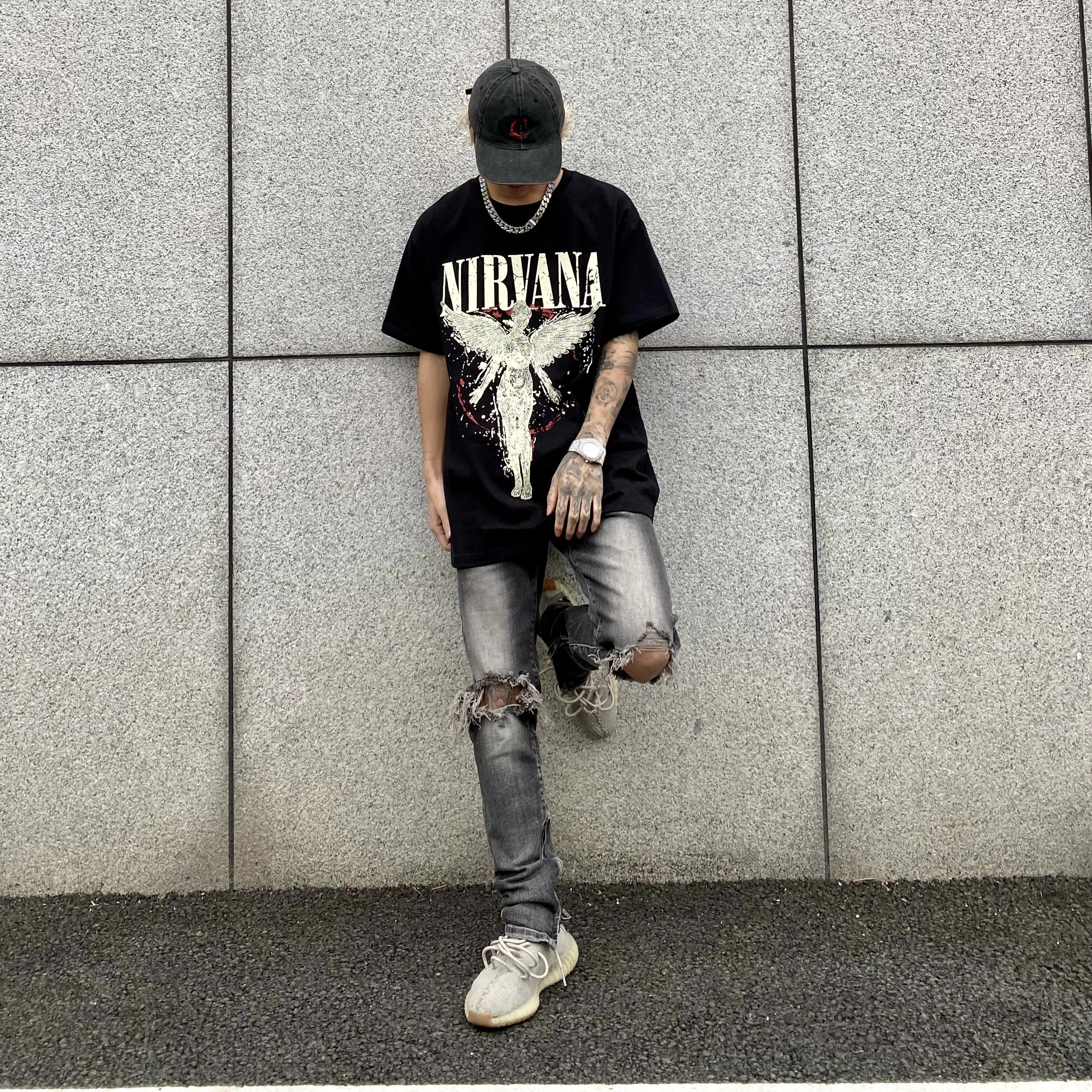 Men's Vintage Wings Casual Tee