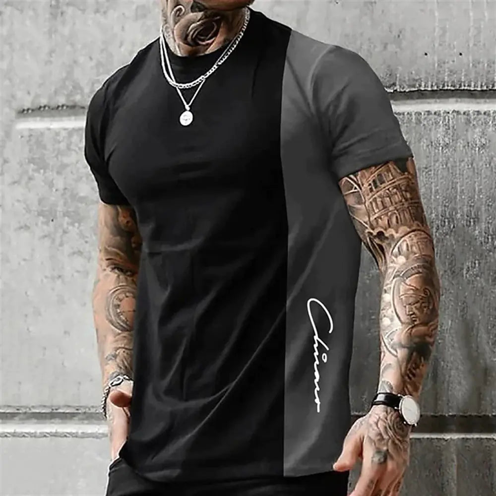 Minimalist Color Block Tees