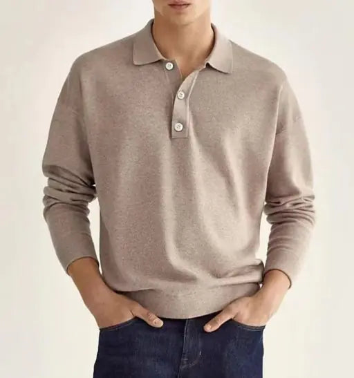 Men's V-Neck Spring Polo