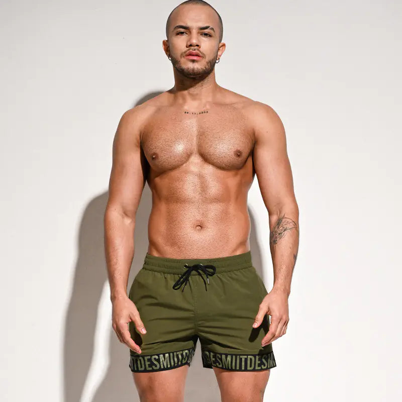 Men's Loose Beach Sports Swim Trunks