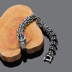 Titanium Dragon Head Bracelet