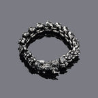 Titanium Dragon Head Bracelet