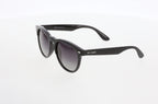 Hawk Black Geometric Polarized Sunglasses
