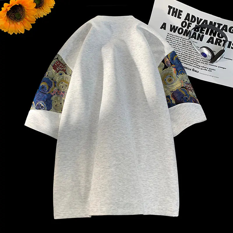 Summer Bear Embroidered Tee