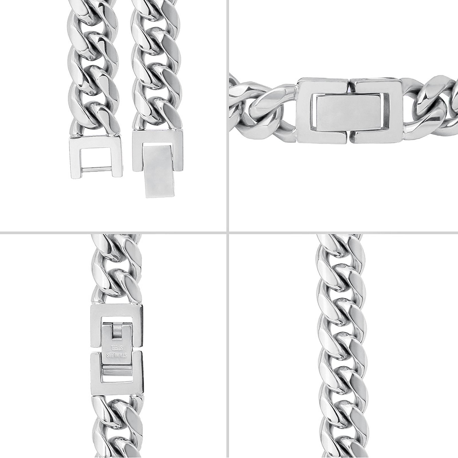 Titanium Steel Hip-hop Cuban Bracelet