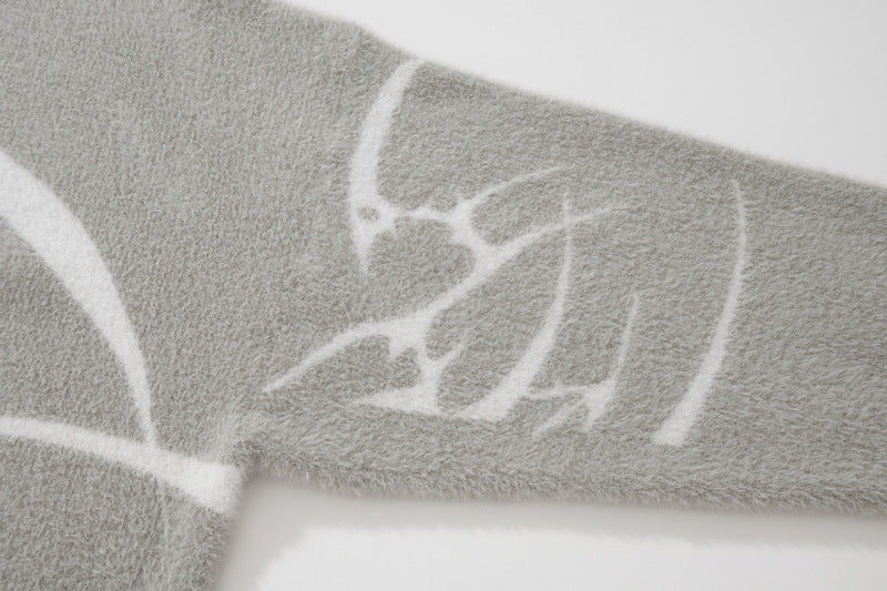 Men's Casual Jacquard Nylon Sweater