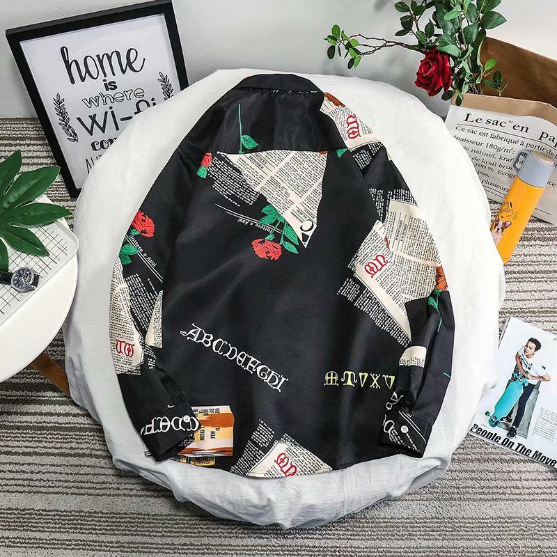 Korean Style Men's Casual Long-Sleeve