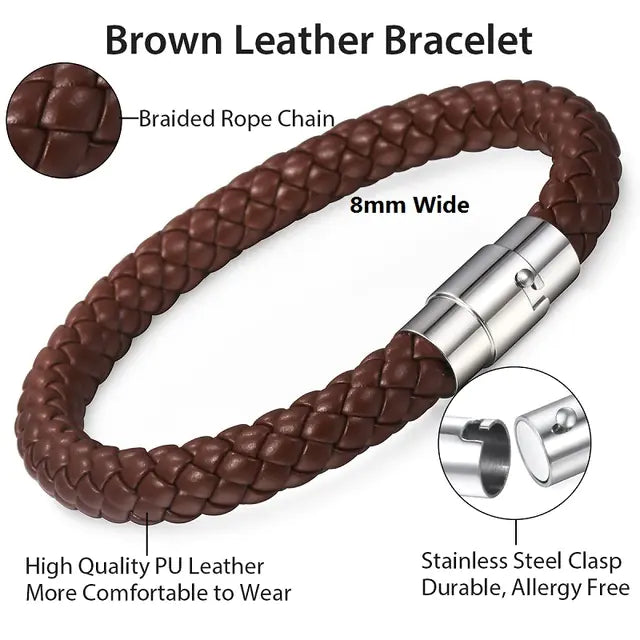 Handwoven Leather Bracelets