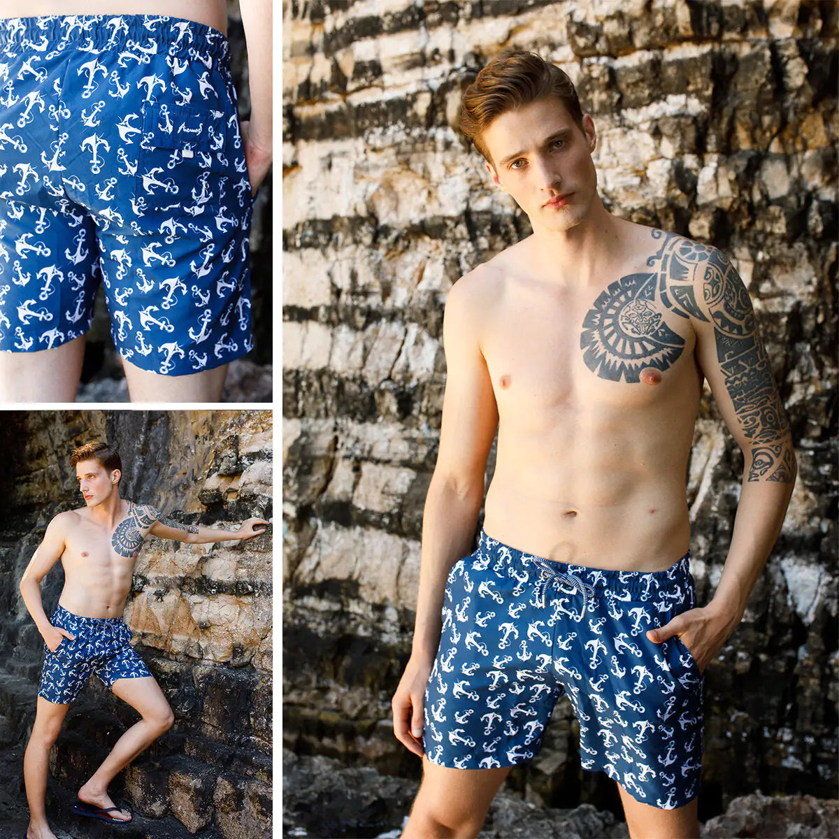 Anemoss Nautical Men's Swim Shorts