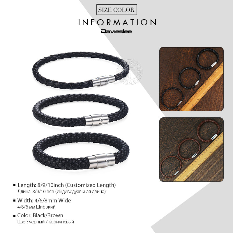 Handwoven Leather Bracelets