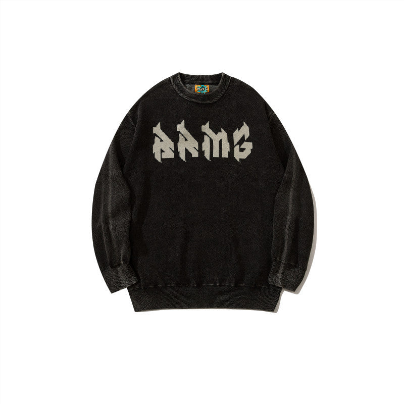 Men's Casual Elegance Jacquard Sweater