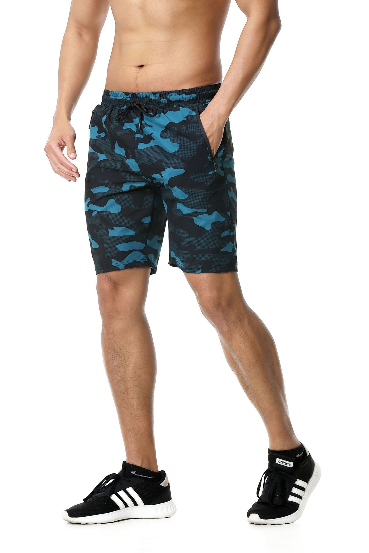 Men's Fast Dry Camo Sweat Shorts