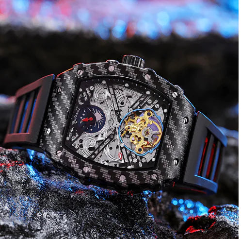 AquaGlow Men's Mechanical Watch