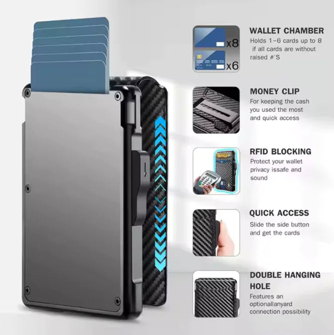 Magnetic Card Clip Wallet