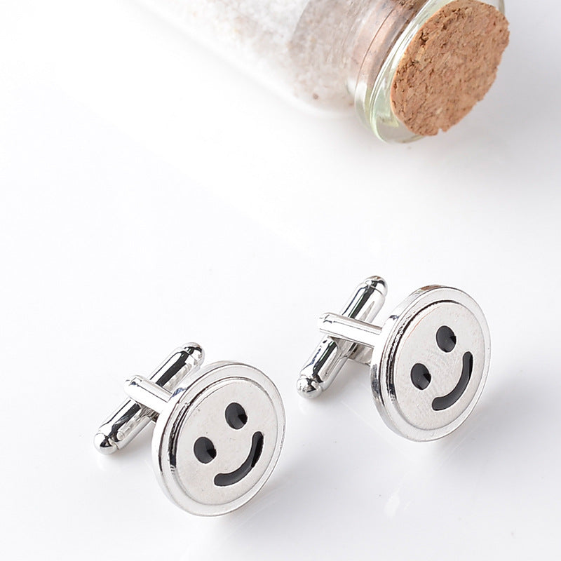 Smiley Cufflinks for Dress Shirts