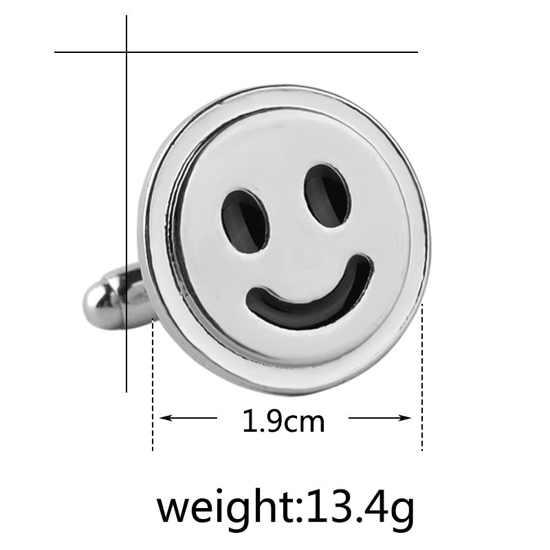 Smiley Cufflinks for Dress Shirts