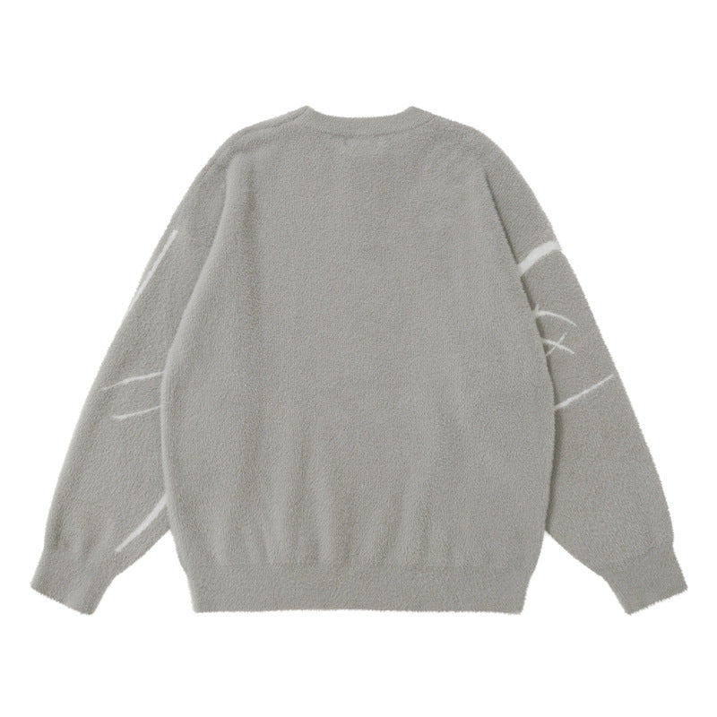 Men's Casual Jacquard Nylon Sweater