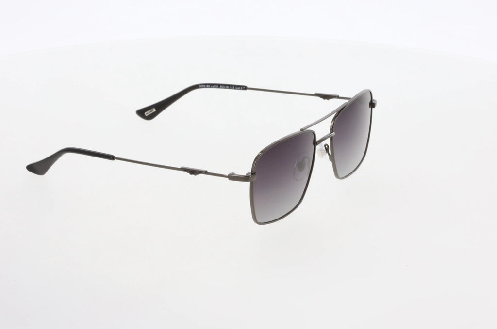 Hawk Geometric Metal Sunglasses